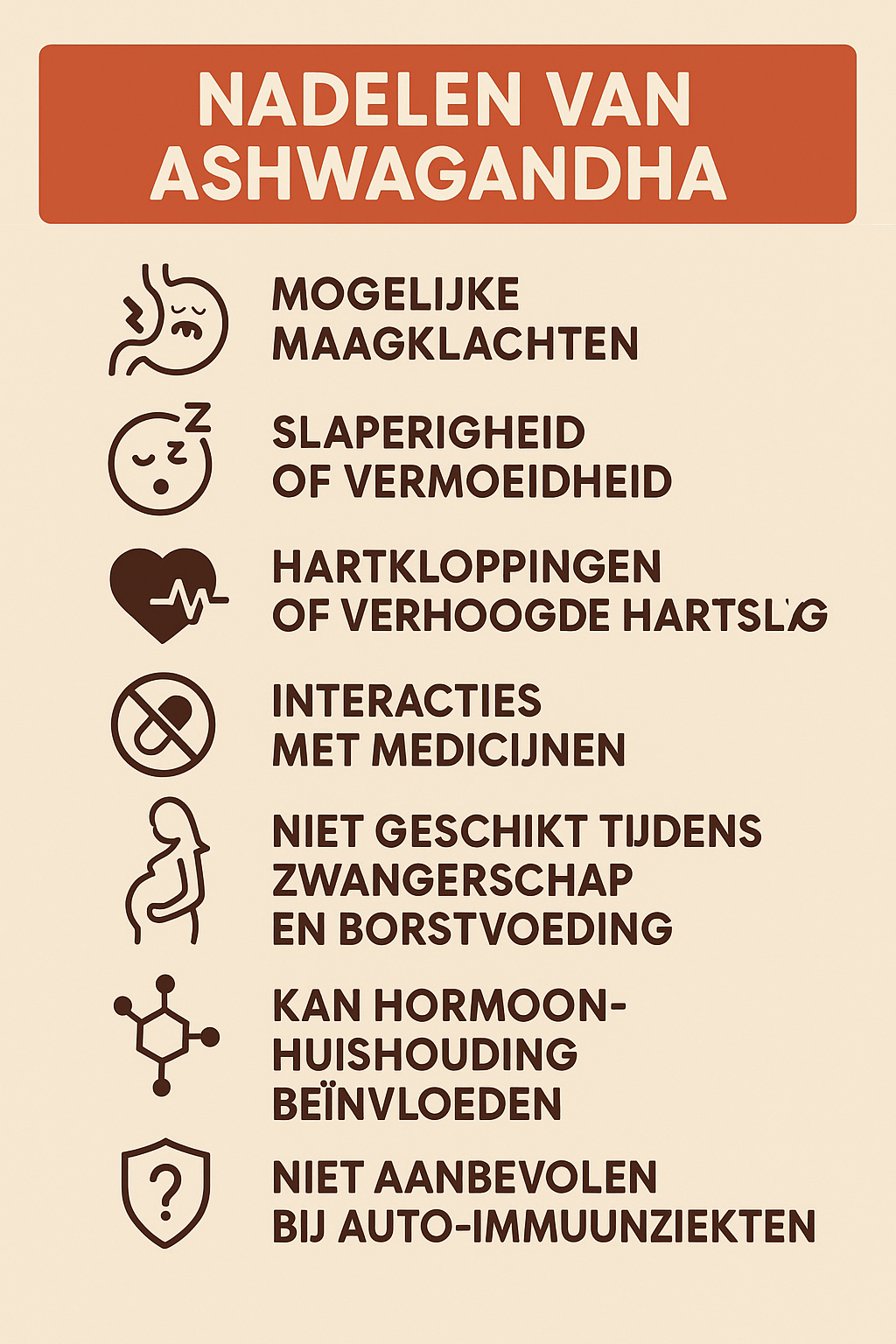 Heeft ashwagandha ook nadelen