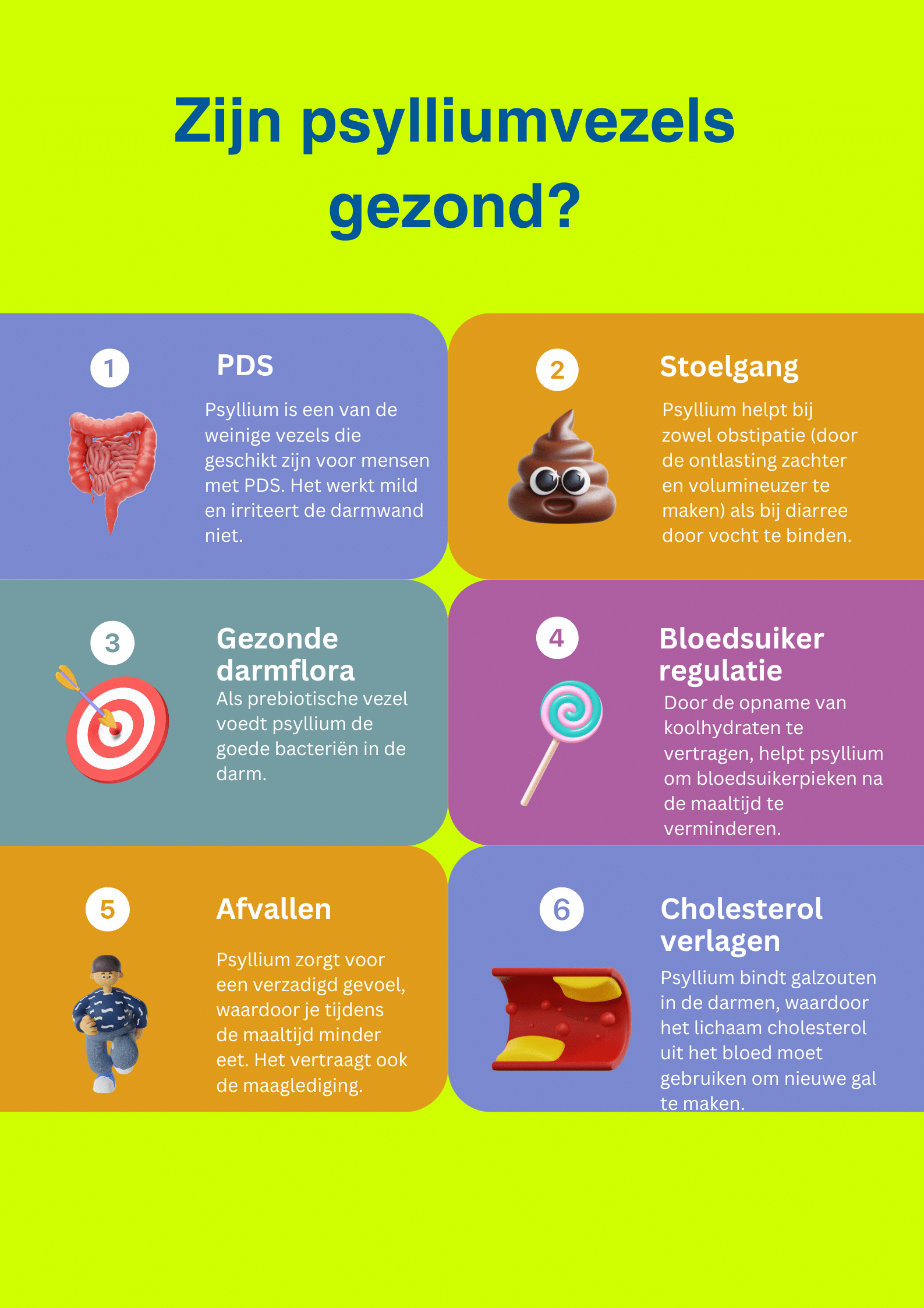 Zijn psylliumvezels gezond